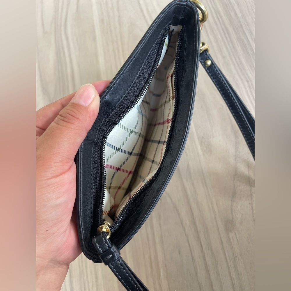 Coach Black Leather Clutch Wristlet - Picture 8 of 11